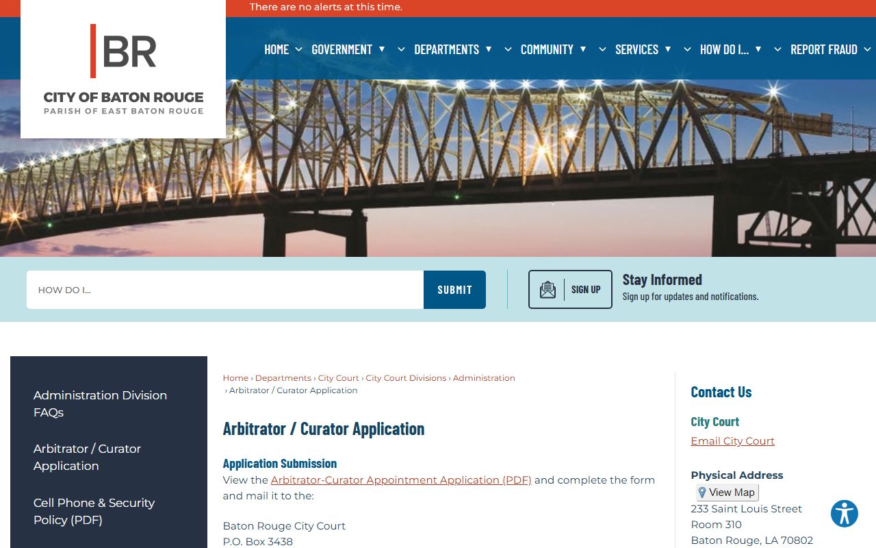 Baton Rouge Police Department alternate view