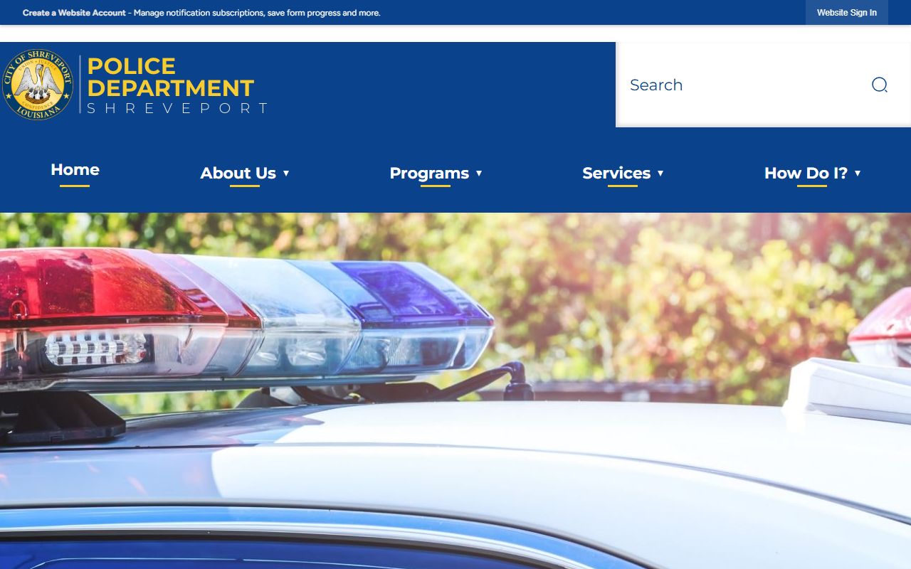 Shreveport Police Department alternate reference view