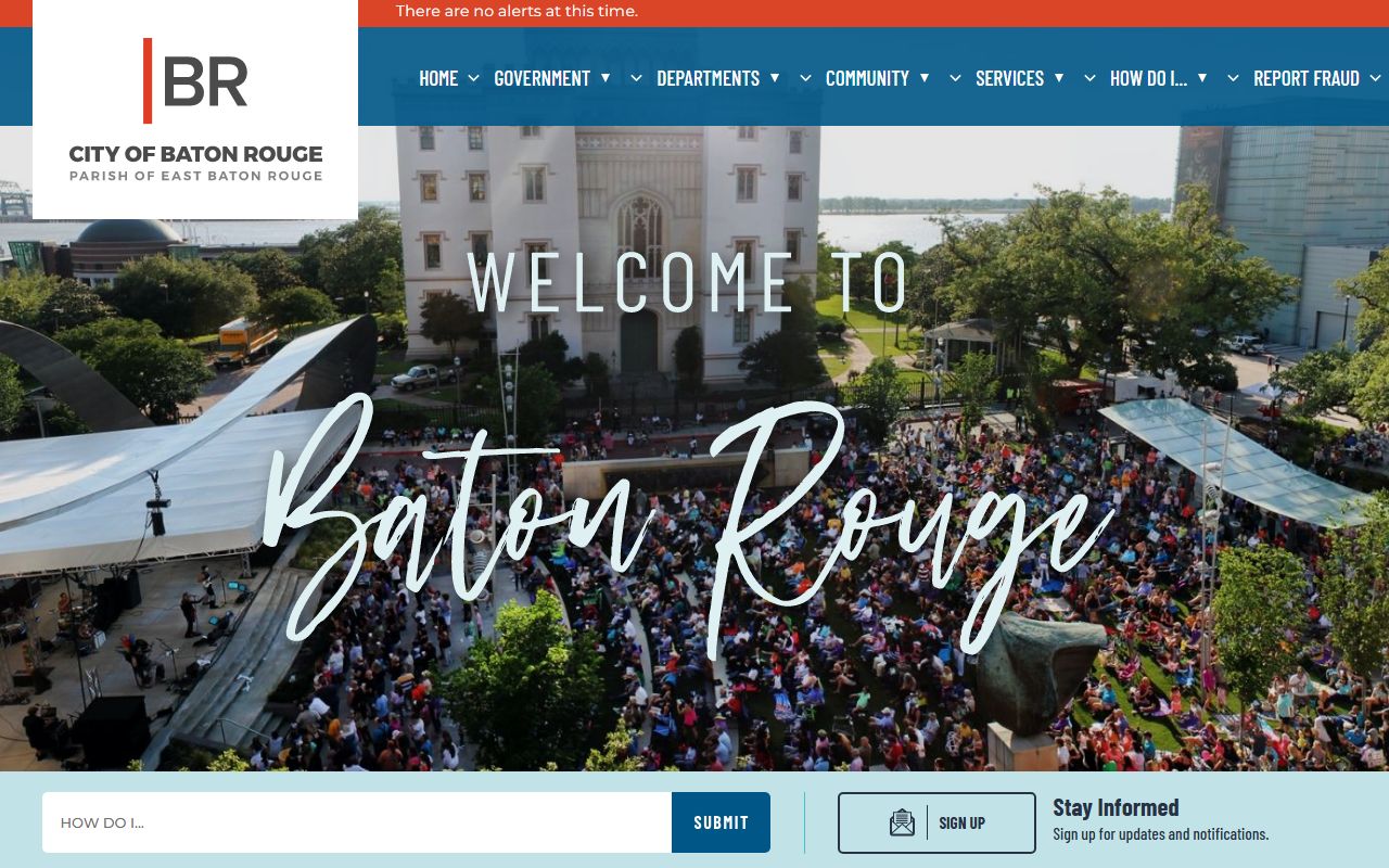 East Baton Rouge background check records from city-parish government portal